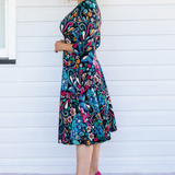 Cleo Dress in truly madly navy