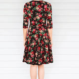 Cleo Dress in charmed espresso