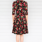 Cleo Dress in charmed espresso