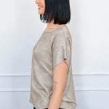 Poppy Top in oatmeal