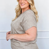 Poppy Top in oatmeal