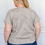Poppy Top in oatmeal