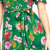 Eleanor Dress in kasumi green
