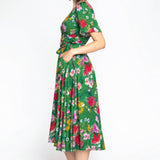 Eleanor Dress in kasumi green