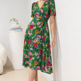 Eleanor Dress in kasumi green