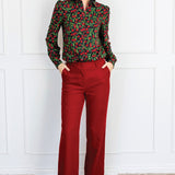 Cherry Blouse in cherry black