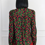 Cherry Blouse in cherry black