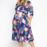 Cleo Dress in daydreamers blue