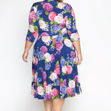 Cleo Dress in daydreamers blue