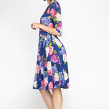 Cleo Dress in daydreamers blue