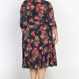 PRE-ORDER Cleo Dress in now or never navy