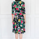 Cleo Dress in kasumi black