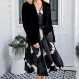 Cleo Dress in Poetry in Motion print – perfect statement dress for the office to the evening