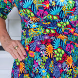 Cleo Dress in wide blue yonder