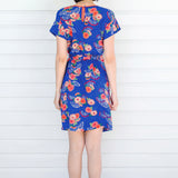 Crowd Pleaser Dress in now or never blue