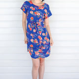 Crowd Pleaser Dress in now or never blue