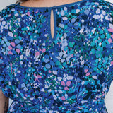 Crowd Pleaser Dress in name dropper blue