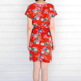 Crowd Pleaser Dress in now or never red