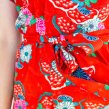 Crowd Pleaser Dress in now or never red