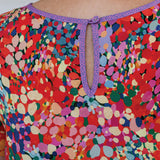Crowd Pleaser Dress in name dropper red