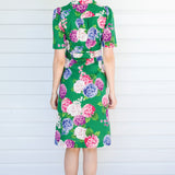 Delilah Dress in daydreamers green