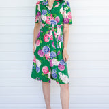 Delilah Dress in daydreamers green