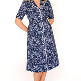 Delilah Dress in navy swoon