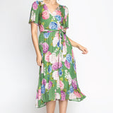 Eleanor Dress in daydreamers green