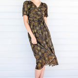 Eleanor Dress in starstruck black