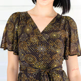 Eleanor Dress in starstruck black