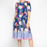 Etienne Dress in daydreamers blue