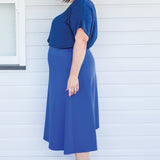 Our Favourite Ponte Skirt in blue