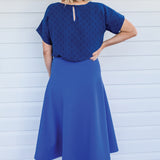 Our Favourite Ponte Skirt in blue