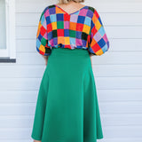 Our Favourite Ponte Skirt in green