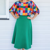 Our Favourite Ponte Skirt in green