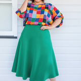 Our Favourite Ponte Skirt in green