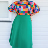 Our Favourite Ponte Skirt in green