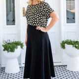 Our Favourite Ponte Skirt in black
