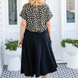 Our Favourite Ponte Skirt in black