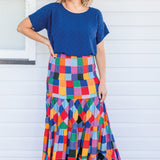Florida Dress/Skirt in name dropper gingham