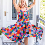 Florida Dress/Skirt in name dropper gingham
