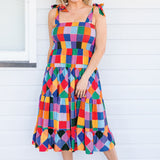 Florida Dress/Skirt in name dropper gingham