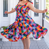 Florida Dress/Skirt in name dropper gingham