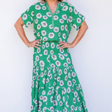 Florida Dress/Skirt in daisy days green