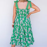 Florida Dress/Skirt in daisy days green