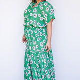 Florida Dress/Skirt in daisy days green