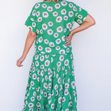 Florida Dress/Skirt in daisy days green