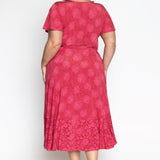 Gabrielle Reversible Dress in sweet nothings pink
