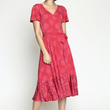 Gabrielle Reversible Dress in sweet nothings pink