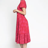 Gabrielle Reversible Dress in sweet nothings pink